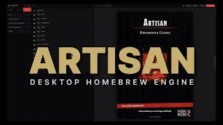 ARTISAN, Local Homebrew Engine for 5e!
