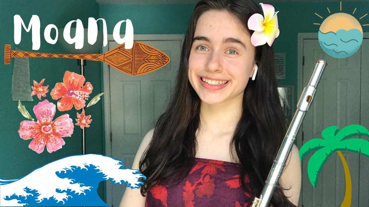Moana How Far I'll Go Play Along Duet for Flutes, Violins