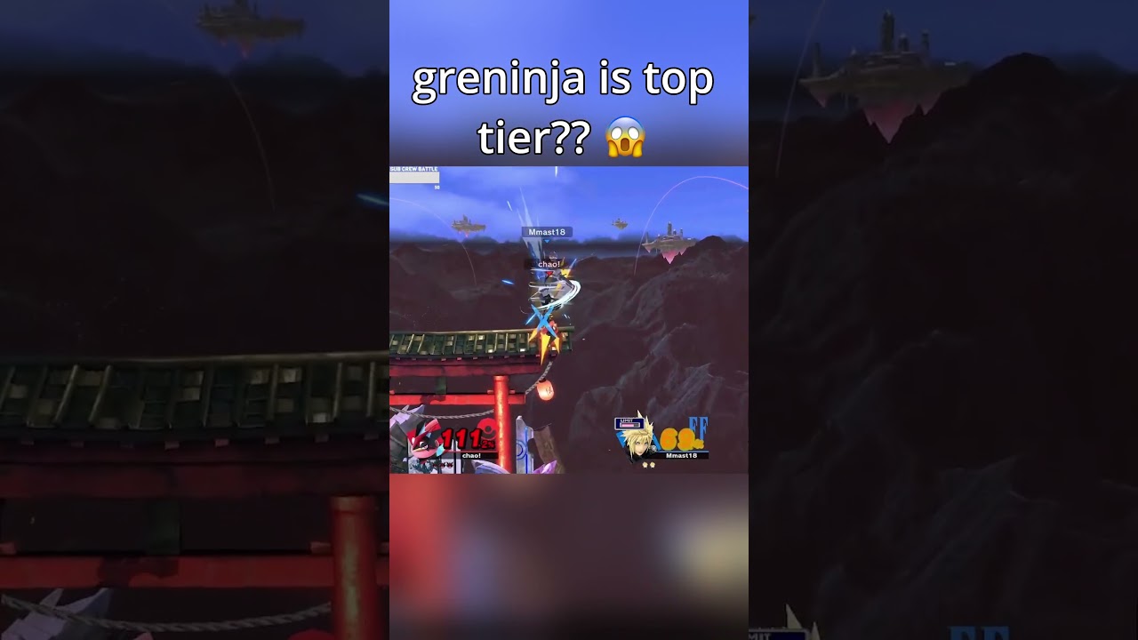 Greninja is Top Tier in Smash Ultimate?? 😲