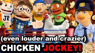 (LOUDNESS/EPILEPSY WARNING) SML Movie: Chicken Jockey! but i made the scene even louder and crazier