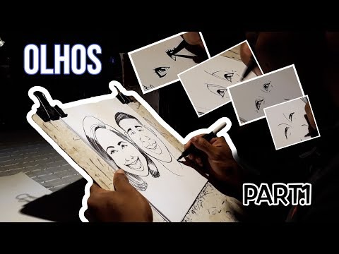 COMO FAZER OLHOS NA CARICATURA - GUIA DE UM CARICATURISTA POR PEDRINHO