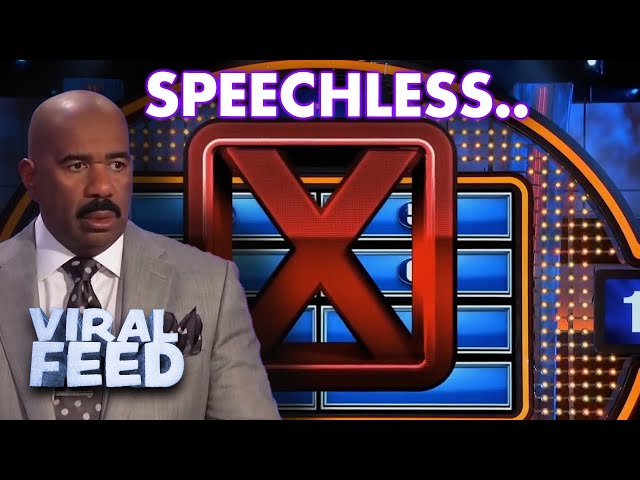 FAMILY FEUD ANSWERS THAT LEFT STEVE HARVEY SPEECHLESS | VIRAL FEED class=