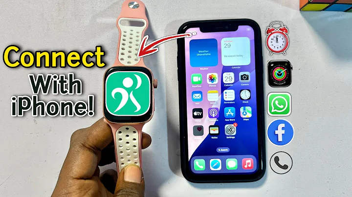 How to Setup And Connect HryFine Smartwatch to iPhone!