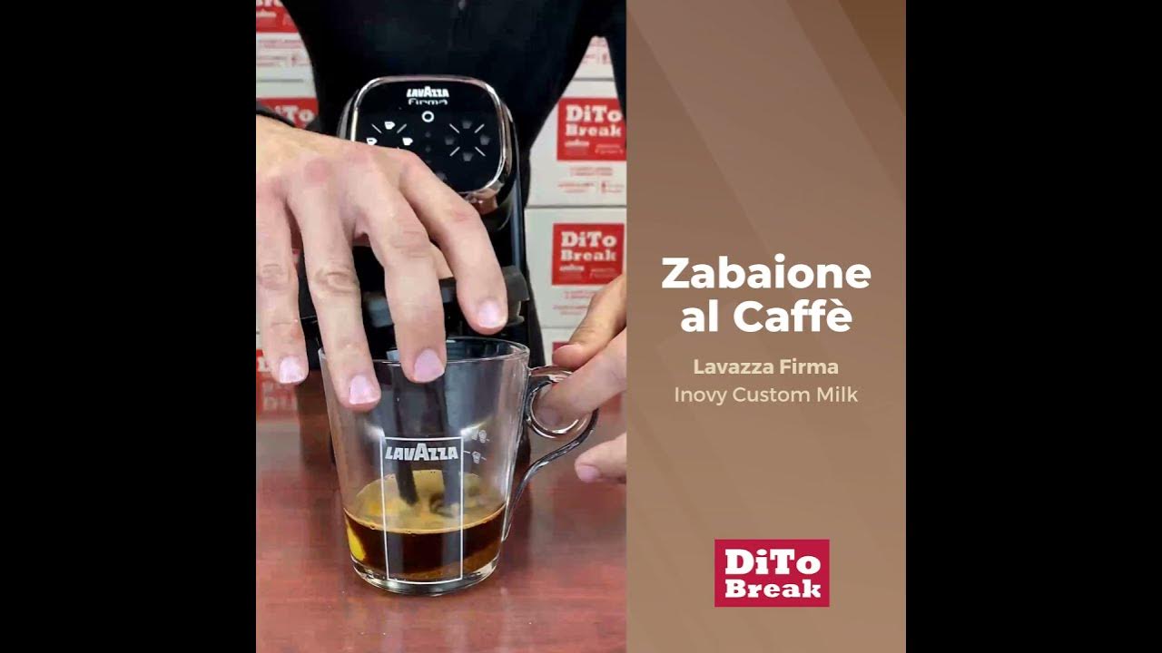 Zabaione al Caffè preparato con Lavazza Firma Inovy Custom Milk (LF ...