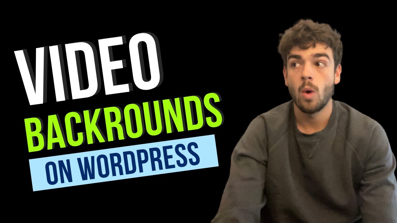 How to Add Video backgrounds on Your Wordpress Website using Elementor ...