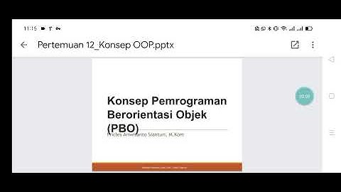 konsep pemrograman berorientasi objek (pbo)