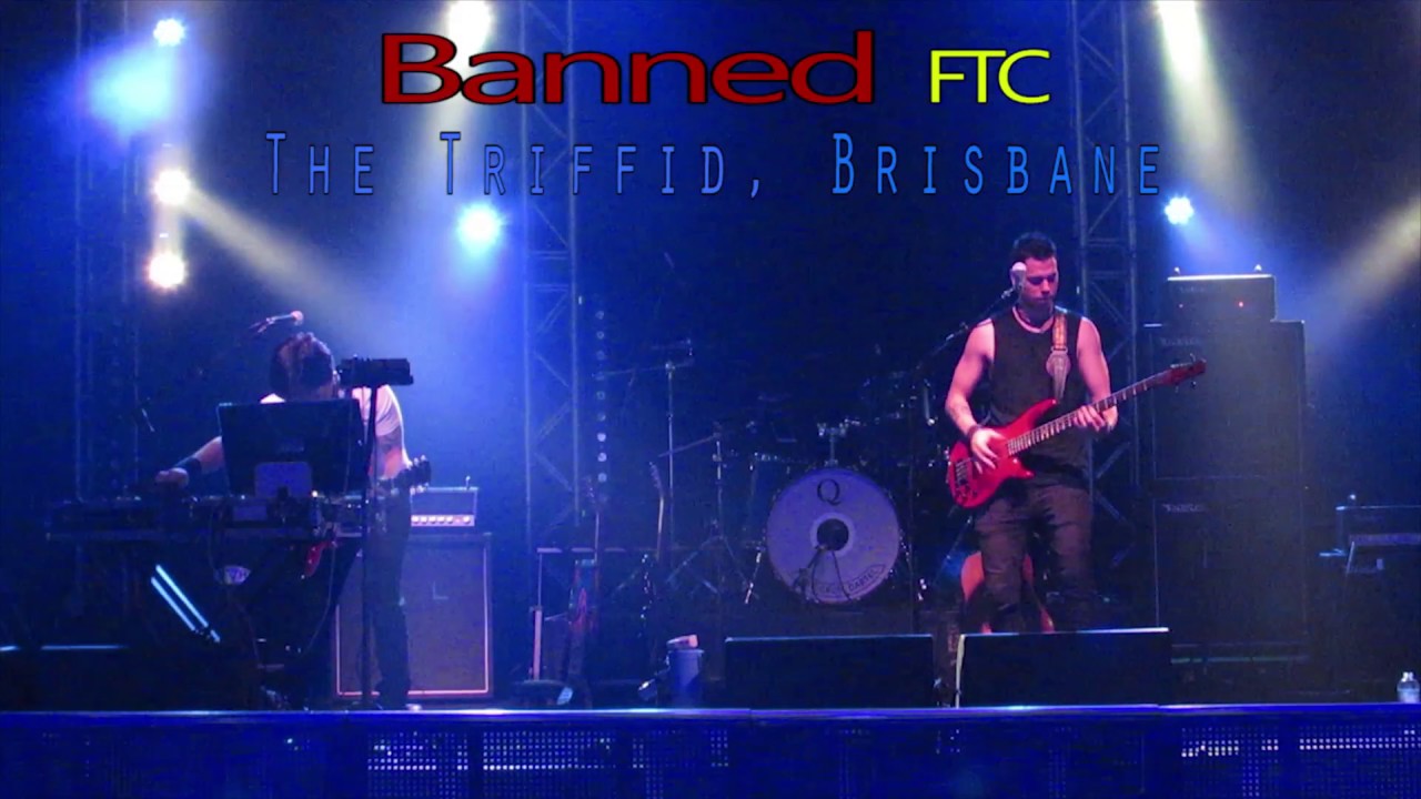 Banned FTC live at the Triffid in Brisbane, Australia