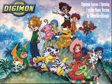 Digimon Season 1 Opening Theme Custom Piano Version