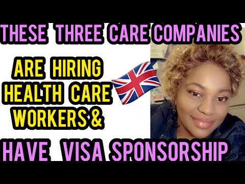 HEALTH CARE WORKER JOBS WITH VISA SPONSORSHIP UK||THESE THREE COMPANIES ARE HIRING ||APPLY NOW!!!