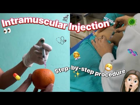 || Intramuscular Injection Technique: Step by-Step Guide || # ...