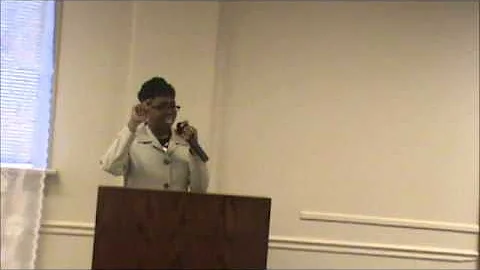 Pastor Theresa Simmons preaching "Moving to the Ne...