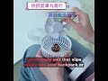 Mini Portable Folding Rechargeable Table Fan,Foldaway Fan with Battery Operated USB#shorts.