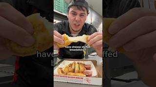 MAKING CHEESY STUFFED BREADSTICK?!? #youtube #youtubeshorts #shorts #food #viralvideo #trending
