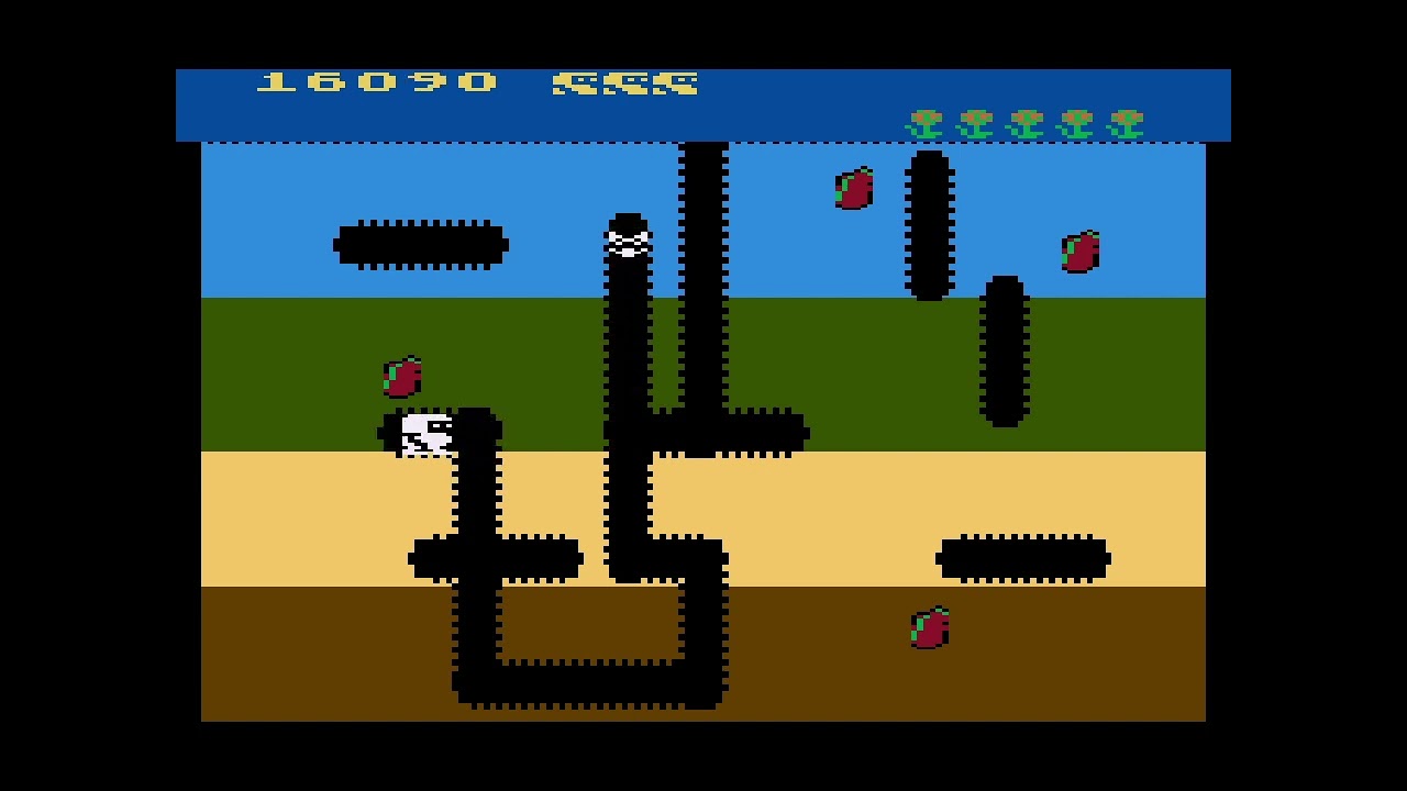 Atari 8 BIT EMU Dig Dug Atari Version Carrot 26850