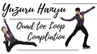 10 Satisfying Quads In Under 1 Minute | Yuzuru Hanyu | 4T Compilation