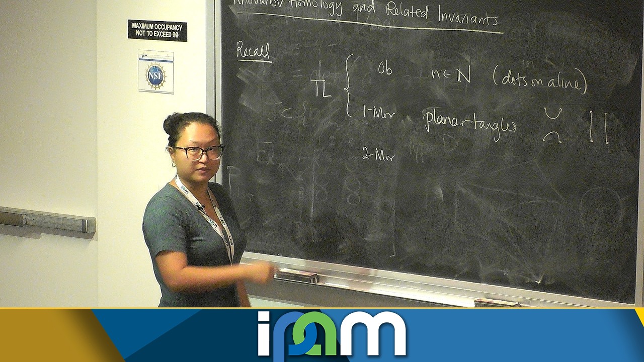Melissa Zhang - Khovanov homology and generalizations - IPAM at UCLA
