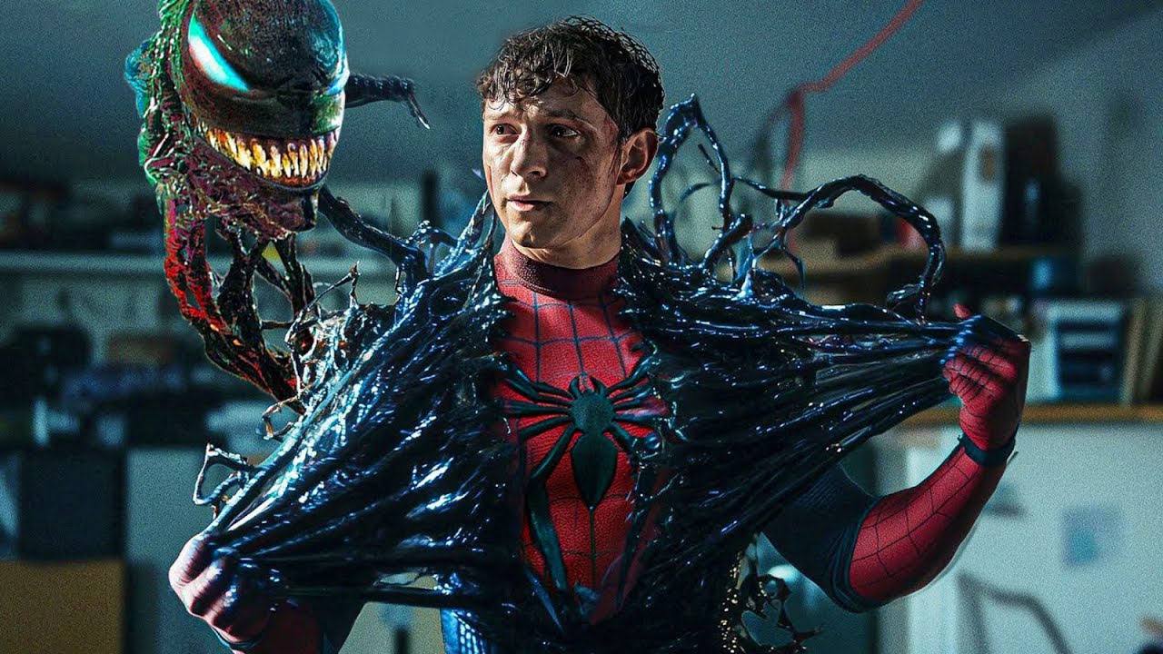 ملخص فيلم فينوم واسبايدر مان || ظهور اسبايدر و فينوم في وقت واحد وبيتحدو لمحاربه اشرار من كل الاكوان