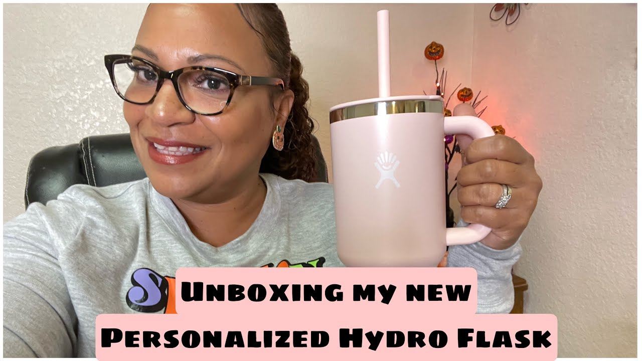 Unboxing the Hydroflask All Around travel tumbler 🥳+ initial