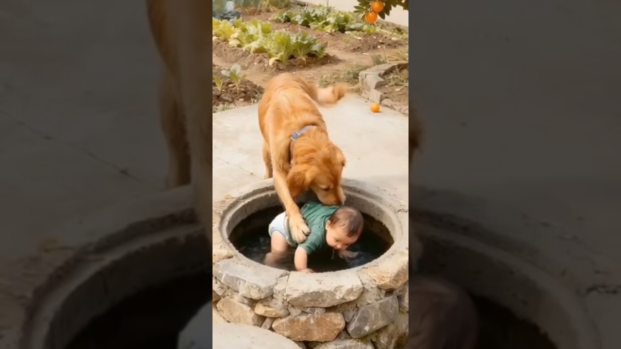 A Child With Dog 😱  