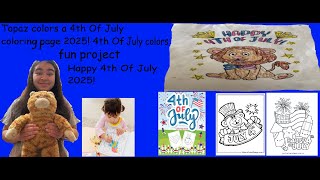 Topaz Colors A 4th Of July Coloring Sheet 2025!
