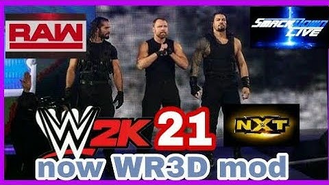 New WR3D mod on ophone 2K21 Wrestling Revolution 3D. Mod by HHH Android PC 35 arenas 100+ theme limi