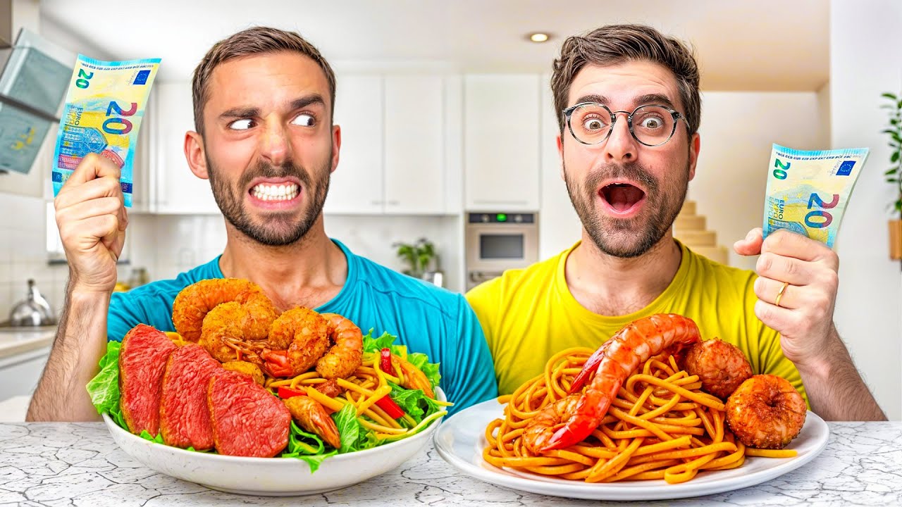 20€ A TESTA: chi cucina il MENÙ MIGLIORE?! vs GiampyTek