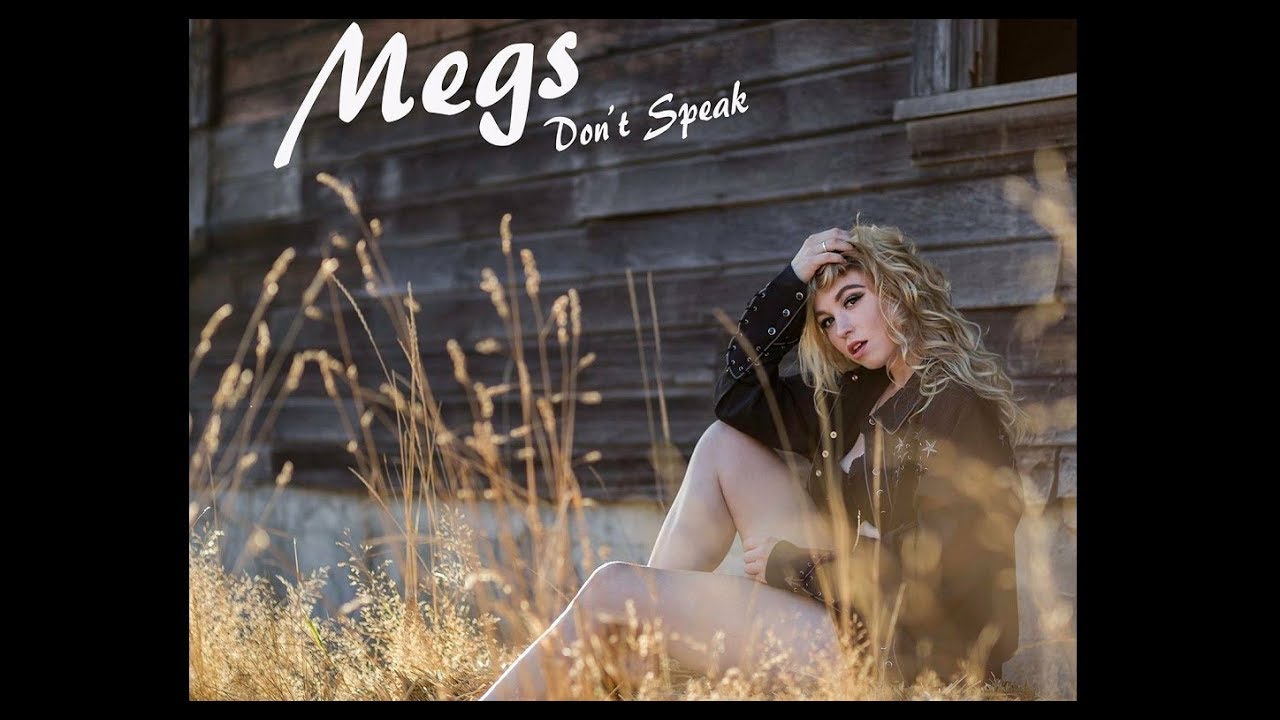 Megs McLean in the Don't Speak music video