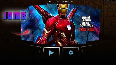 10mb Iron Man Menu Mod for GTA San Andreas Android | San and Gurus