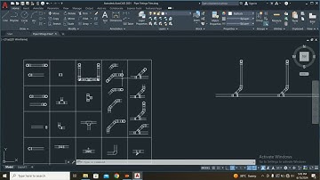 AutoCAD Dynamic Block Pipe Fittings Update Version With Sound