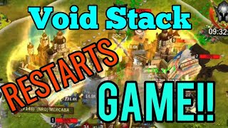 War and Order "Void Stack restarts game"