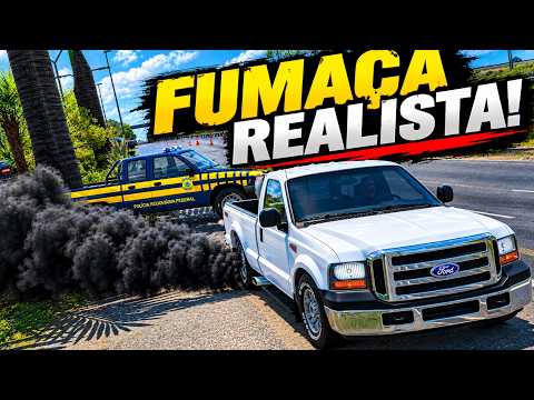 REALISTIC SMOKE ON THE F250! THIS NEW PLUGIN IS INSANE! | ETS2 MODS BR