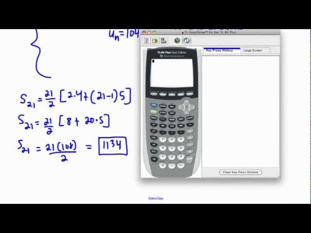 Arithmetic series - (IB Math, GCSE, A level, AP)