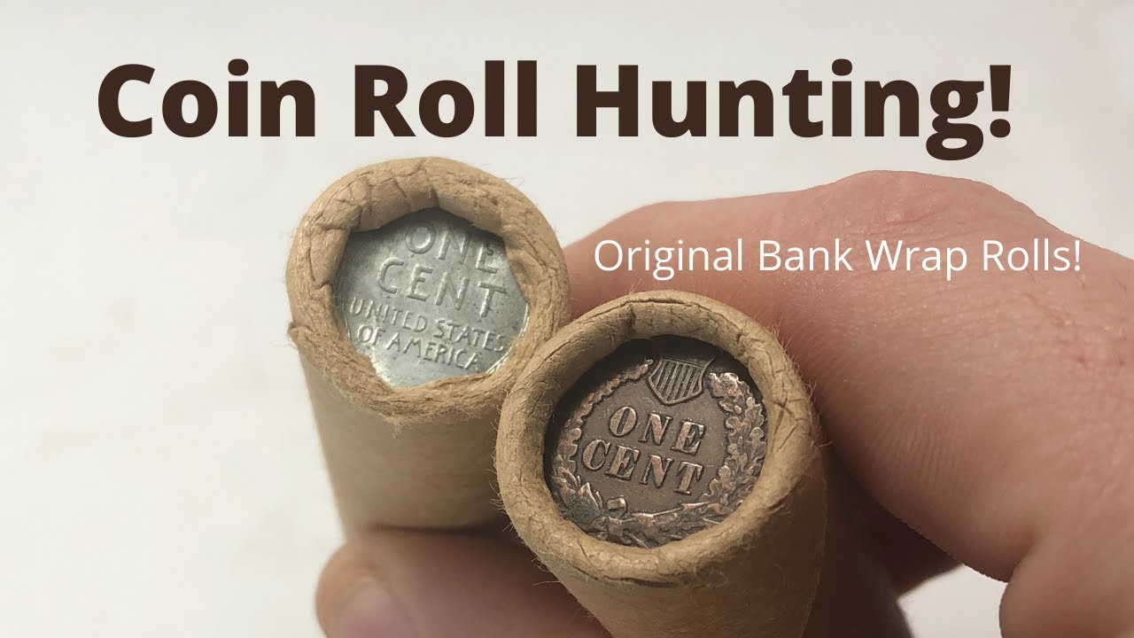 Coin Roll Hunt with Original Bank Wrapped Rolls! YouTube