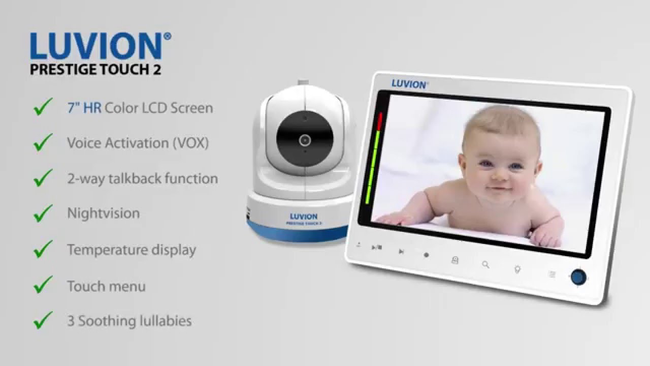 Luvion Prestige tocco 2-Digital Video Baby Monitor WC 
