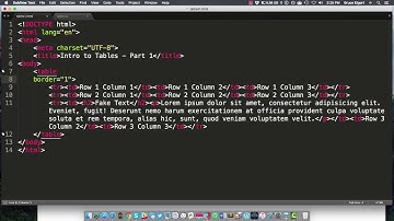 CTEC 122 - Tables Part 1
