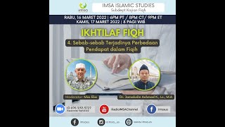 K I F #4 | Sebab-sebab Terjadinya Perbedaan Pendapat dalam Fiqh