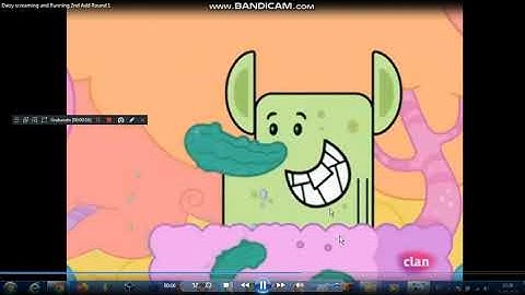 Wubbzy & Daizy screaming and Running 2nd Add Round 2