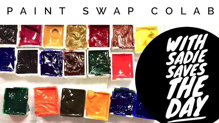 Watercolor paint swap & Swatch with Sadie Saves th...