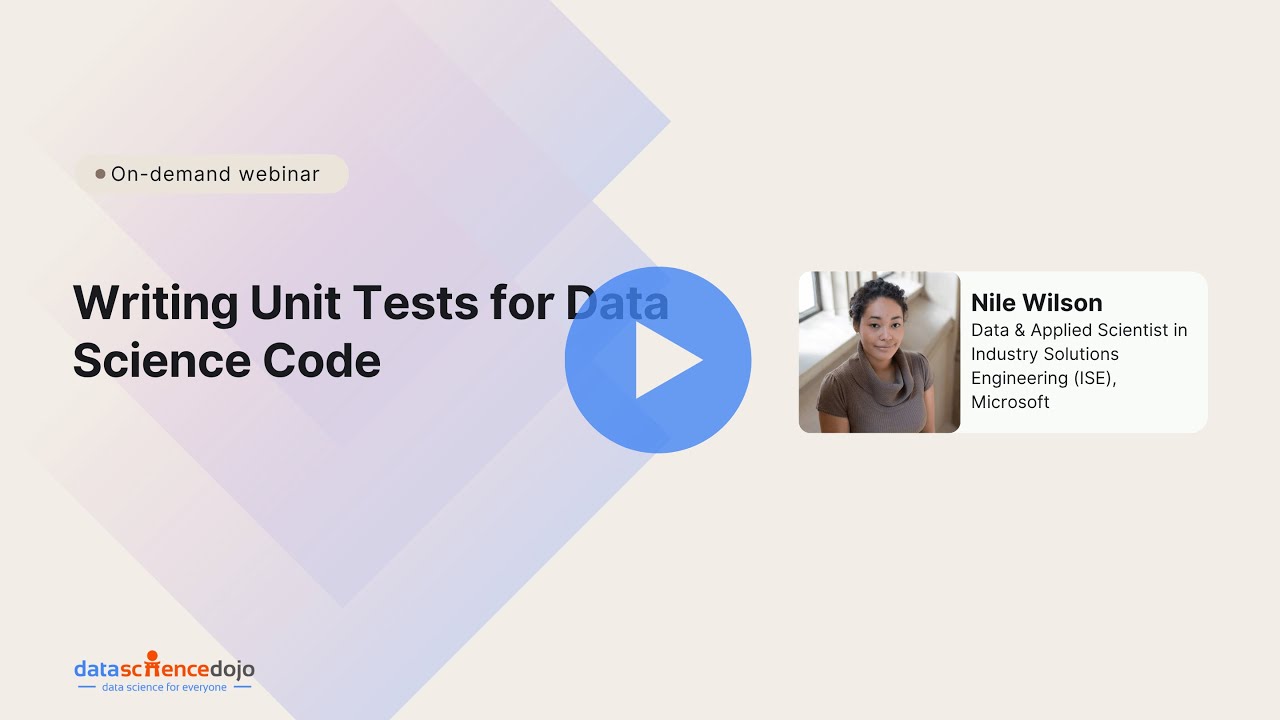 Writing Unit Tests for Data Science Code - YouTube