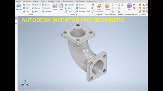 Pipe with Flange in Autodesk Inventor || Part Model in Inventor || Inventor Tutorials || Pipe Fiting