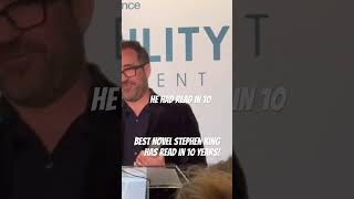 The best novel that Stephen King has read in 10 years! - The Paradise show writers.