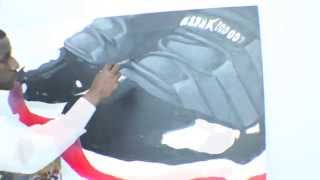 How To Paint A Jordan Sneaker With Acrylic On Canvas