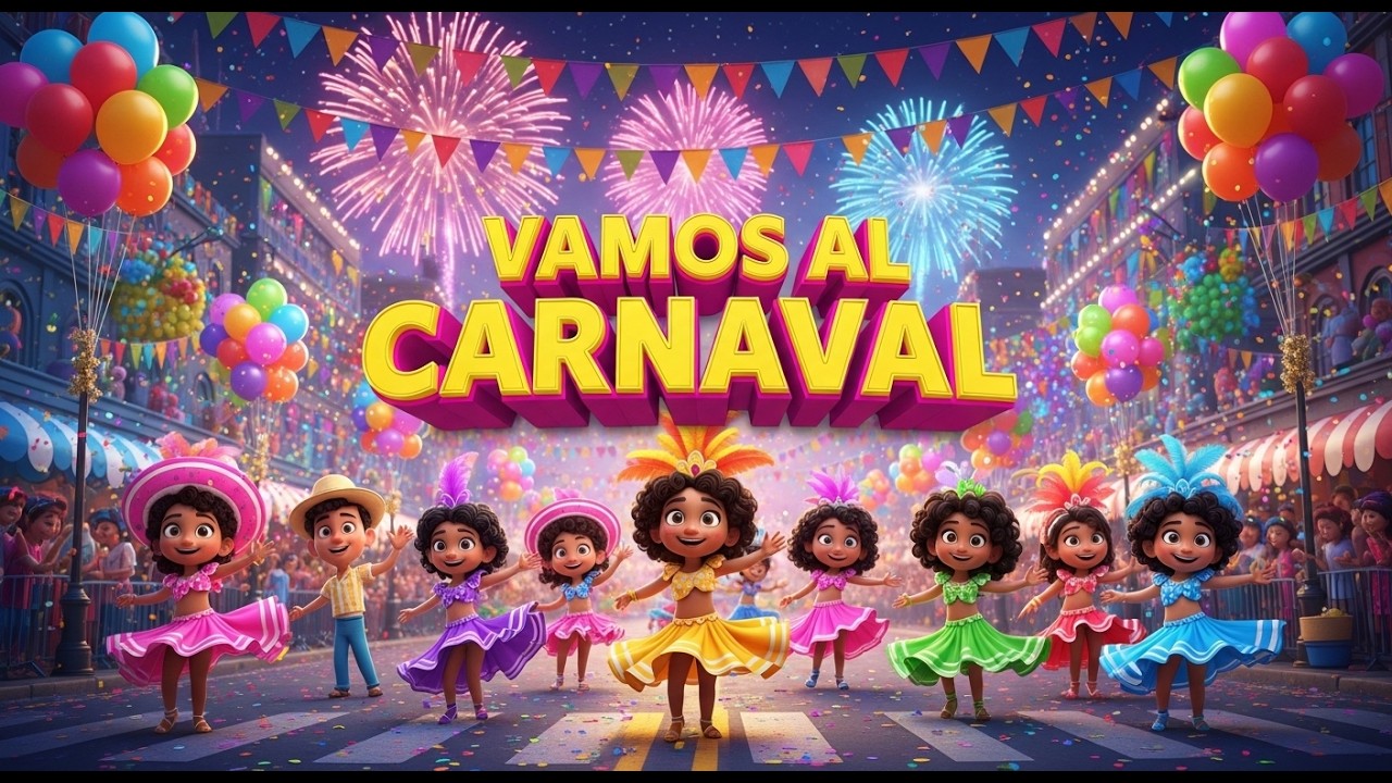 VAMOS AL CARNAVAL, a bailar al ritmo del carnaval.