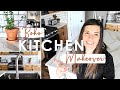 DIY BOHO KITCHEN MAKEOVER | Quartz, Subway Tile & Plants | Modern Décor & Updates | Before & After