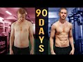 90 Day Body Transformation | Time Lapse + Before & Afters