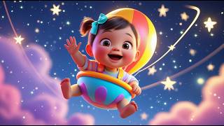Baby and the Soft Balloon to the Stars 🎈⭐ | Magical Space Adventure for Kids | Learn Colors screenshot 2