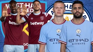 West Ham United VS Manchester City Predicted Line Up, Premier League Fixtures Today