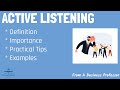 Active Listening in Business Communication