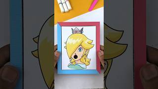 Super Mario Galaxy Princess Peaches Pinballs Cardboard Hair colour change puzzle game #game #mario