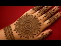 Trending Mandala Mehndi Design | Simple & Easy Mandala Henna for Beginners | Step By Step Mehndi |